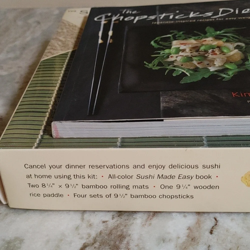 Sushi Set Plus Japanese-Inspired Cookbook